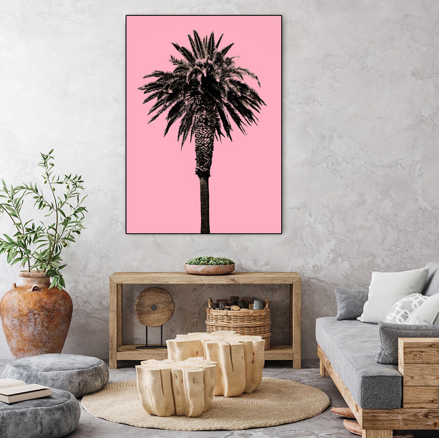 Palm Tree 1996 (Pink) by Erik Asla on GIANT ART - multicolor photography; contemporary