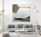 Boats on the Seine #2 by Alan Blaustein on GIANT ART - multicolor photography; landscapes