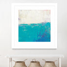Aqua White by Don Bishop on GIANT ART - white abstract