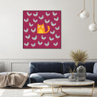 Cat amongst the Pigeons by Michael Buxton on GIANT ART - multicolor urban/pop surrealism; animals; contemporary