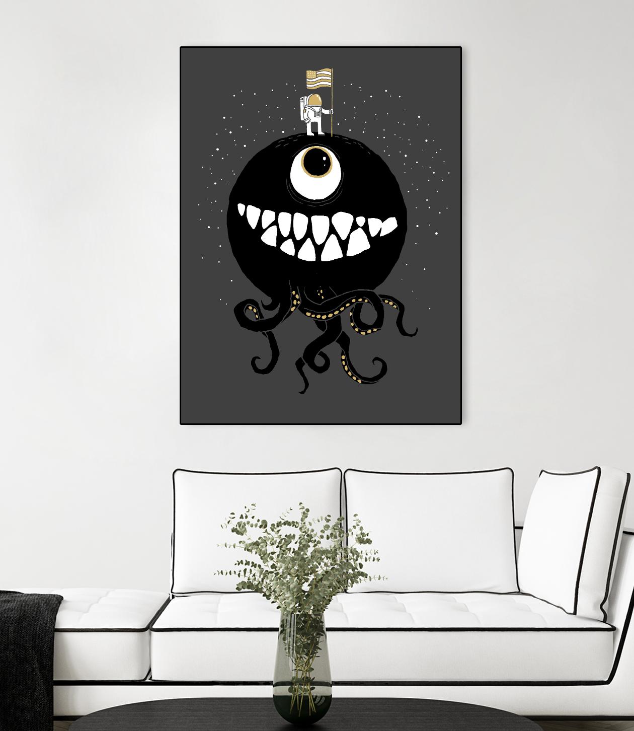 Space Oddity by Michael Buxton on GIANT ART - multicolor urban/pop surrealism; contemporary