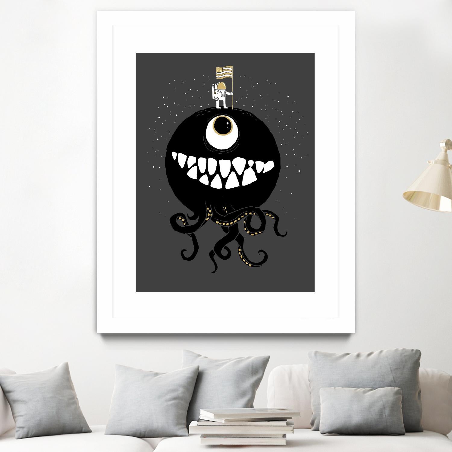 Space Oddity by Michael Buxton on GIANT ART - multicolor urban/pop surrealism; contemporary