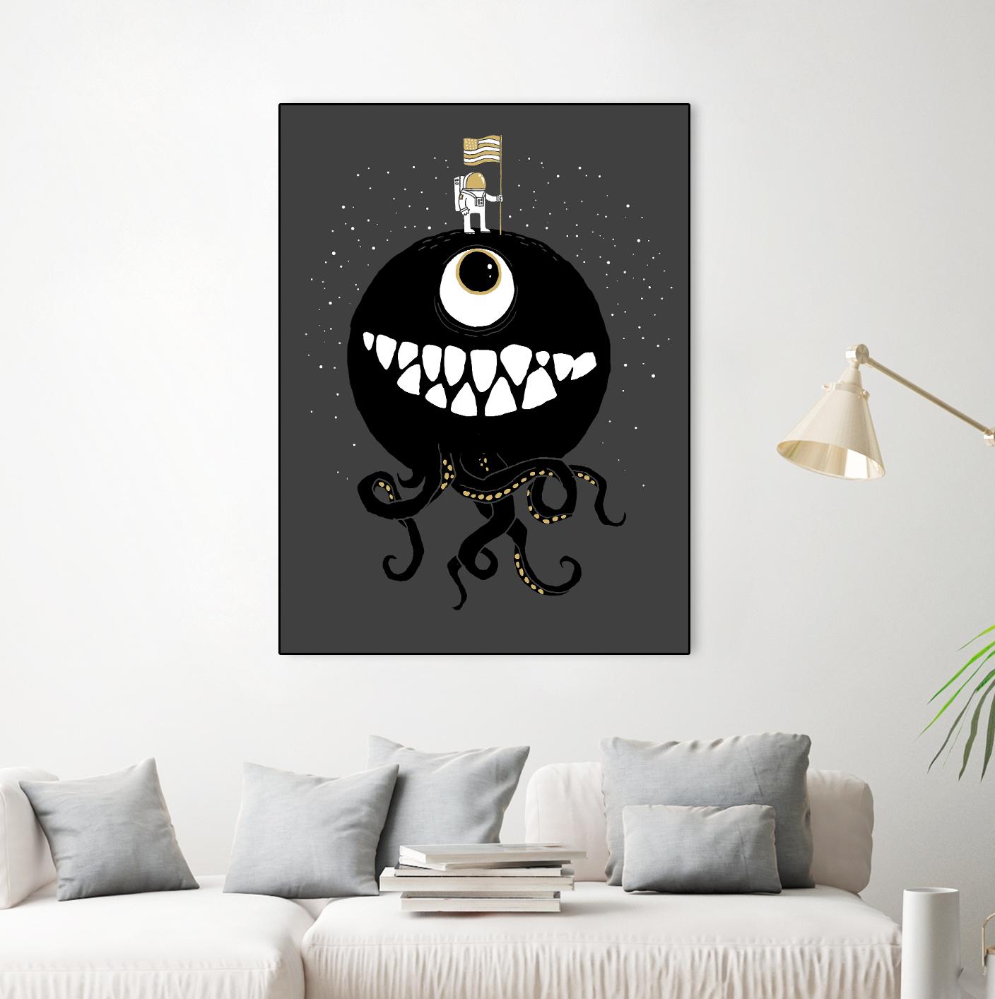 Space Oddity by Michael Buxton on GIANT ART - multicolor urban/pop surrealism; contemporary