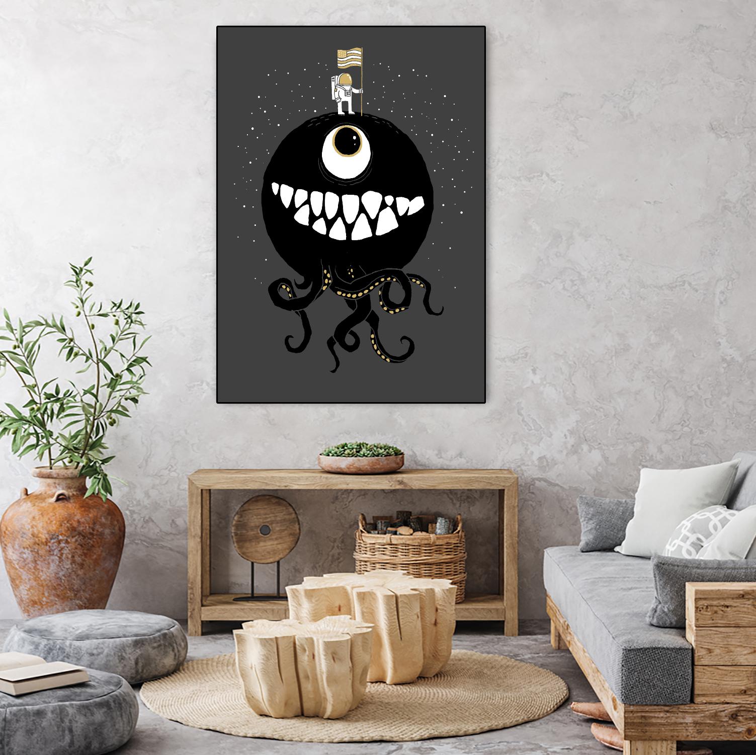 Space Oddity by Michael Buxton on GIANT ART - multicolor urban/pop surrealism; contemporary