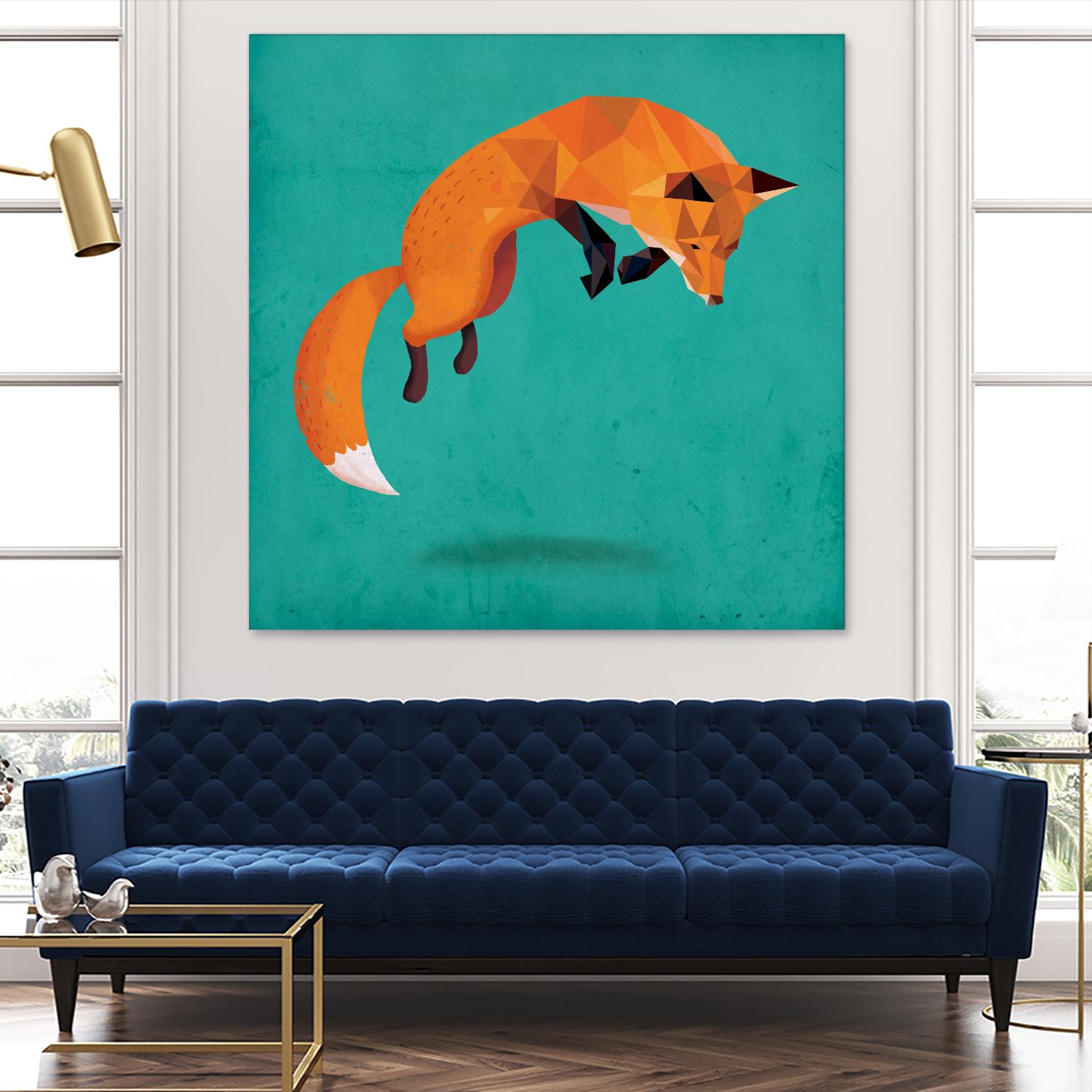 Transition by Michael Buxton on GIANT ART - multicolor urban/pop surrealism; contemporary; animals