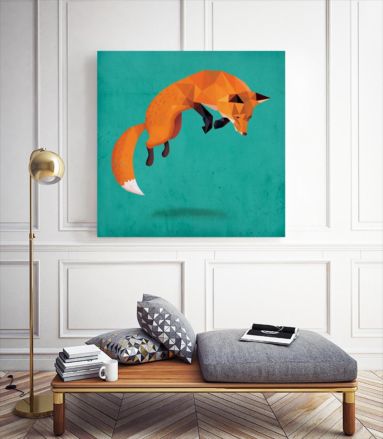 Transition by Michael Buxton on GIANT ART - multicolor urban/pop surrealism; contemporary; animals