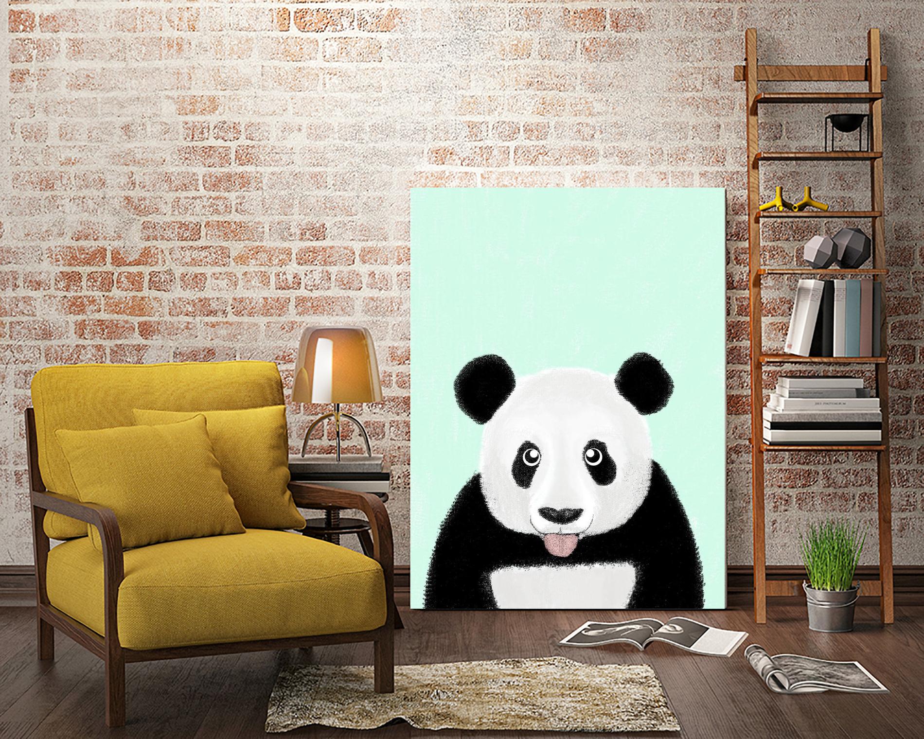 Cute Panda by Barruf on GIANT ART - multicolor urban/pop surrealism; animals