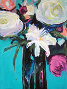 White Lily by Jacqueline Brewer on GIANT ART - multicolor floral/still life; contemporary