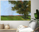 Autumn Oak and Empty Fields by Paul Bailey on GIANT ART - multicolor landscapes; contemporary