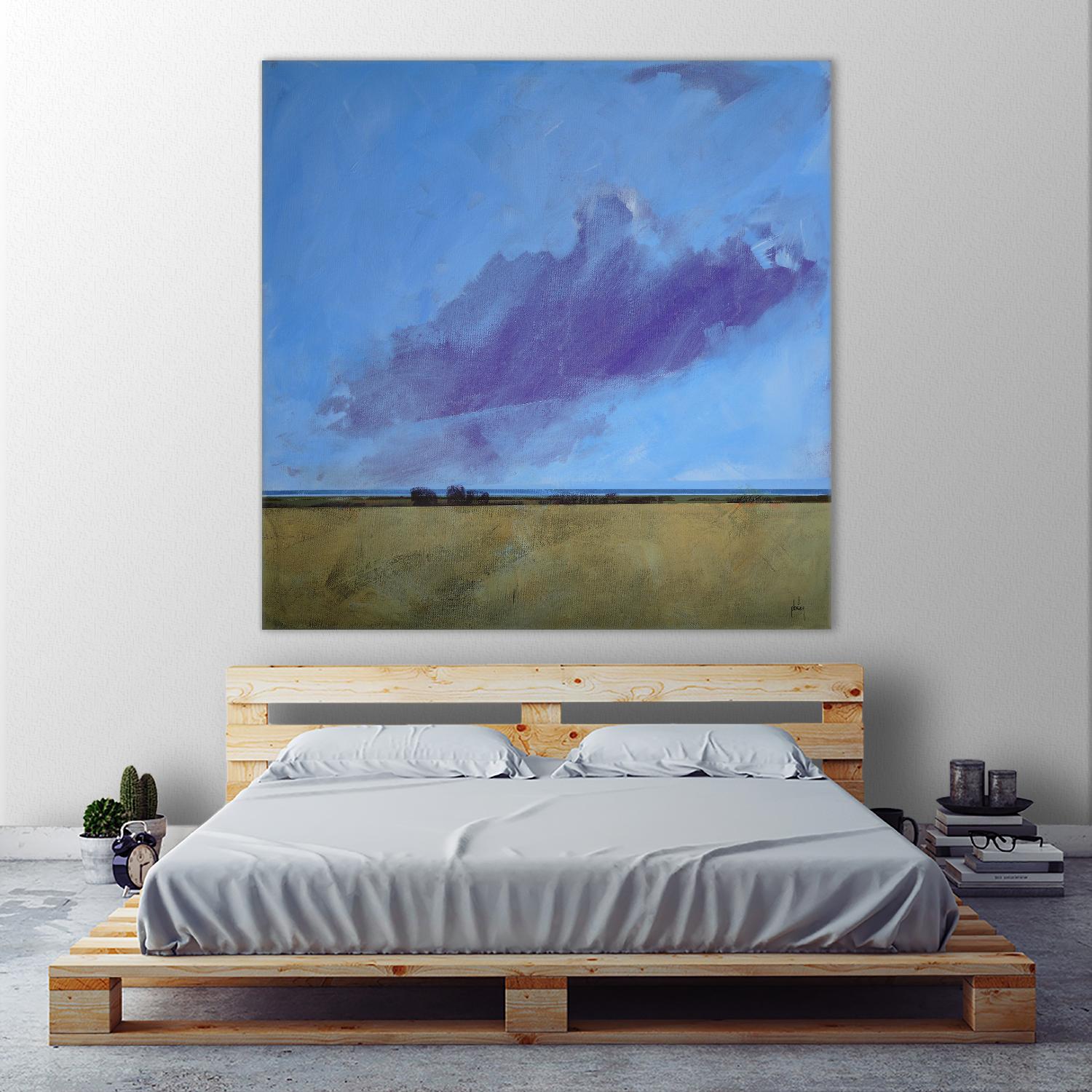 Distant River by Paul Bailey on GIANT ART - multicolor landscapes; contemporary