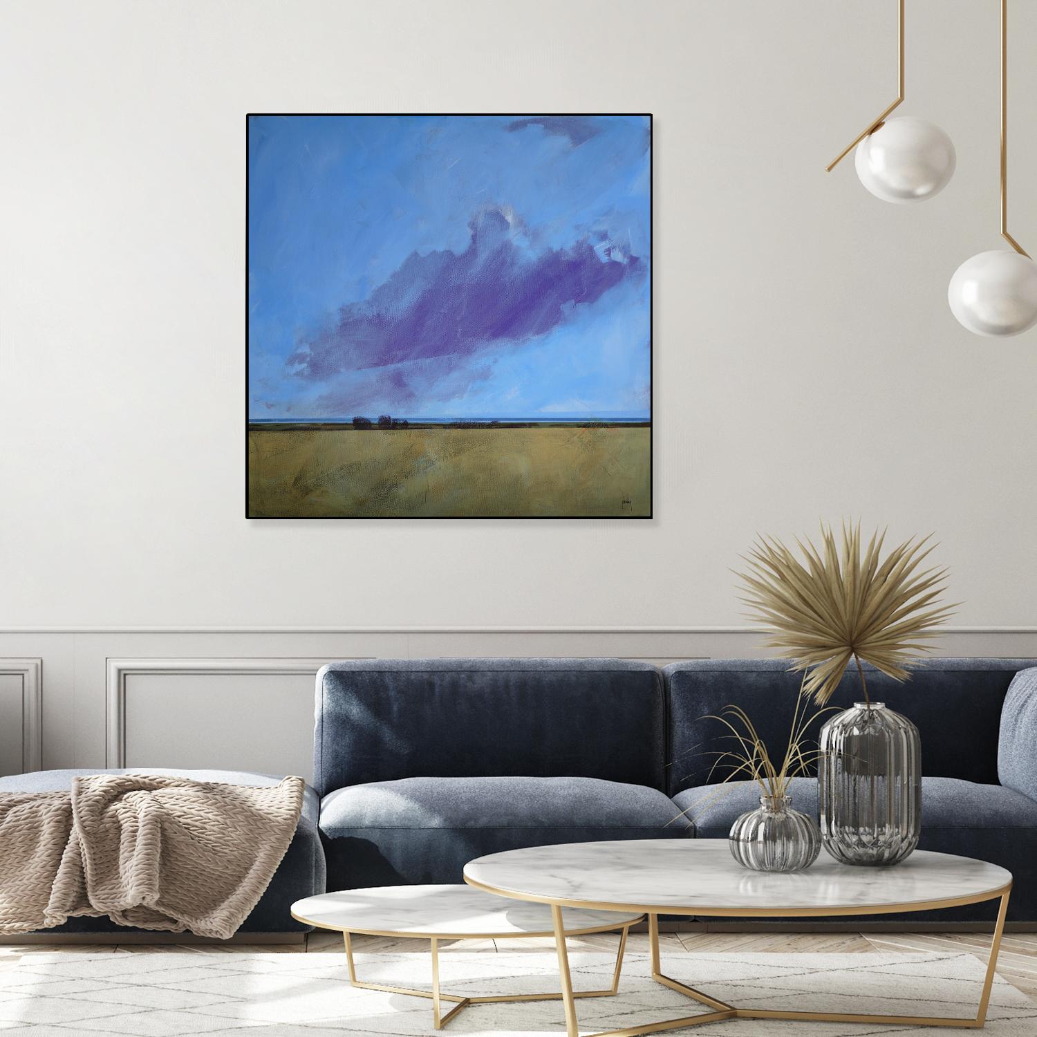 Distant River by Paul Bailey on GIANT ART - multicolor landscapes; contemporary