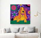 Hush Puppeh by Angela Bond on GIANT ART - multicolor animals; contemporary