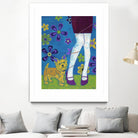 The Yorkie Fandango by Angela Bond on GIANT ART - multicolor animals; contemporary