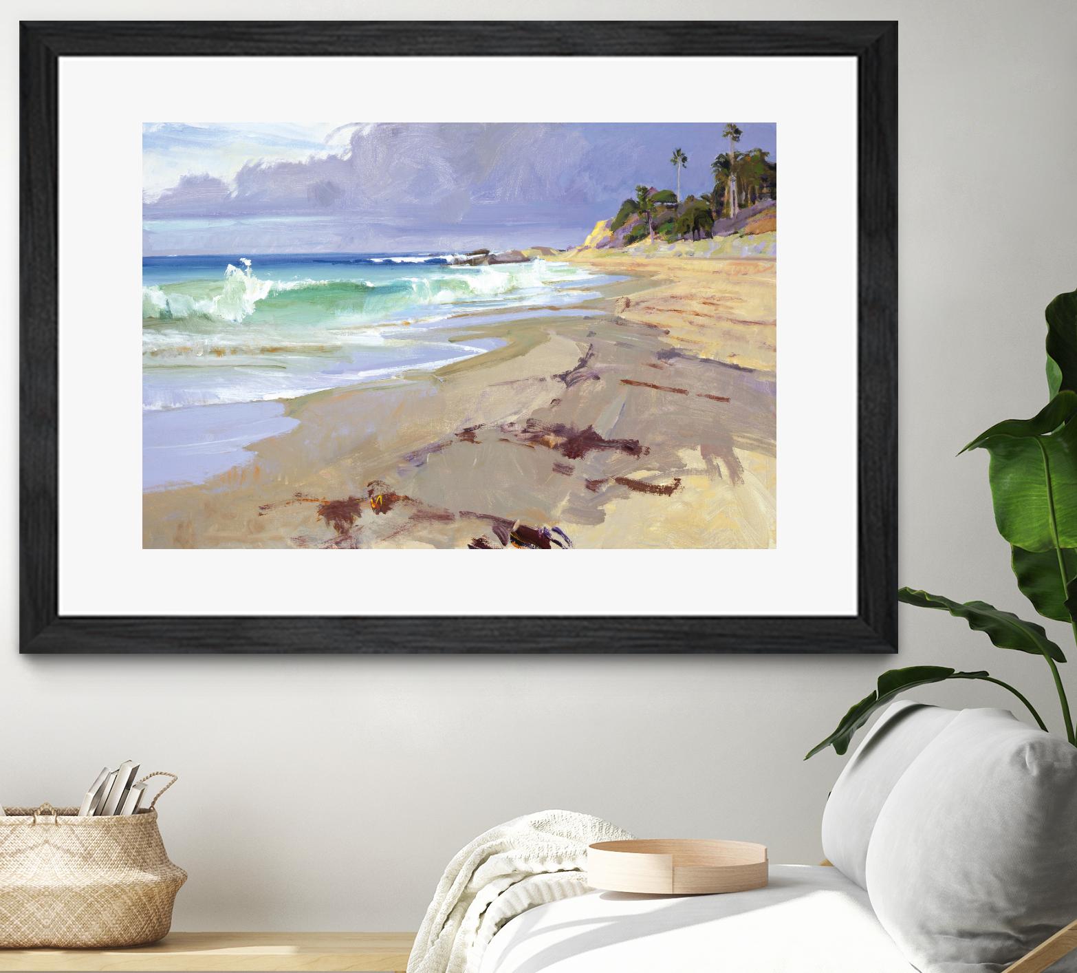 Weather Change by Marcia Burtt on GIANT ART - multicolor coastal; landscapes; contemporary