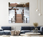 Island Harbor Pier by Alan Blaustein on GIANT ART - multicolor photography; landscapes; coastal