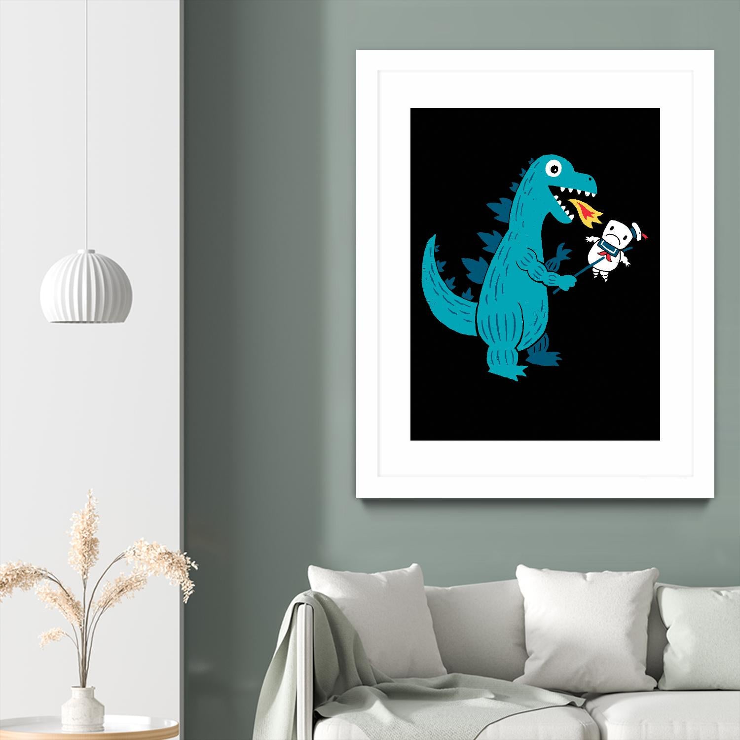 Everyone Loves Marshmallows by Michael Buxton on GIANT ART - multicolor urban/pop surrealism; novelty