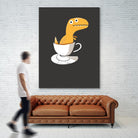 Tea Rex by Michael Buxton on GIANT ART - multicolor urban/pop surrealism; novelty