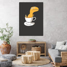 Tea Rex by Michael Buxton on GIANT ART - multicolor urban/pop surrealism; novelty