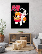 Alien Pops by Michael Buxton on GIANT ART - multicolor urban/pop surrealism; novelty; children; cuisine