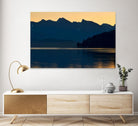 Peaceful Majesty by Chuck Burdick on GIANT ART - black,white landscapes, photography, lakes, mountains, sunrises/sunsets