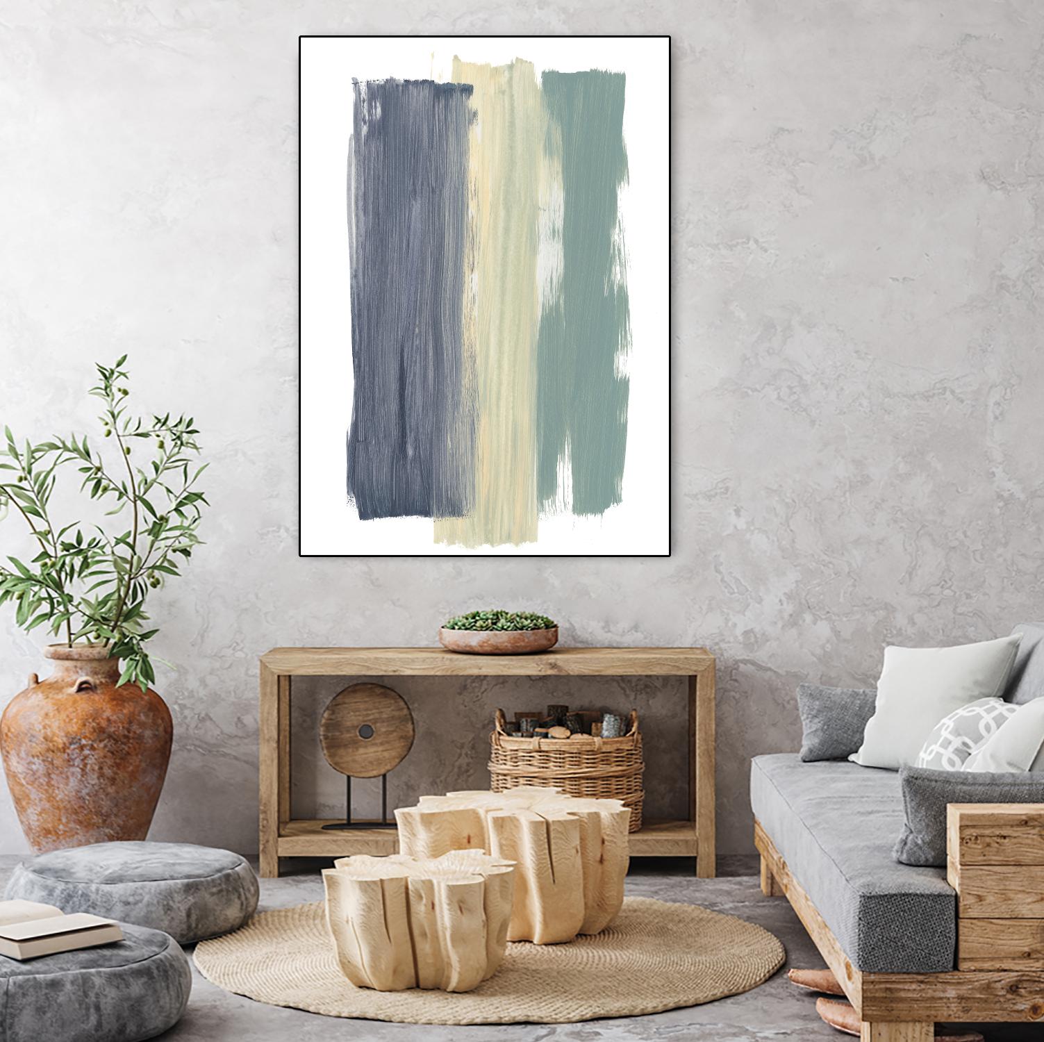 Striped Abstract by Bronwyn Baker on GIANT ART - multi abstracts, contemporary