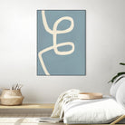 Unrestricted by Bronwyn Baker on GIANT ART - blue, white abstracts, contemporary