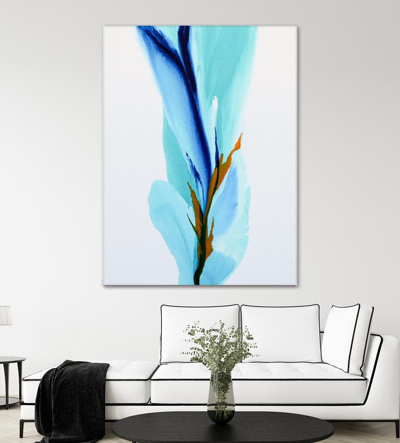 Springs Calling Card by Patricia Coulter on GIANT ART - blue abstract