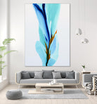 Springs Calling Card by Patricia Coulter on GIANT ART - blue abstract