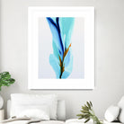 Springs Calling Card by Patricia Coulter on GIANT ART - blue abstract