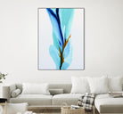 Springs Calling Card by Patricia Coulter on GIANT ART - blue abstract