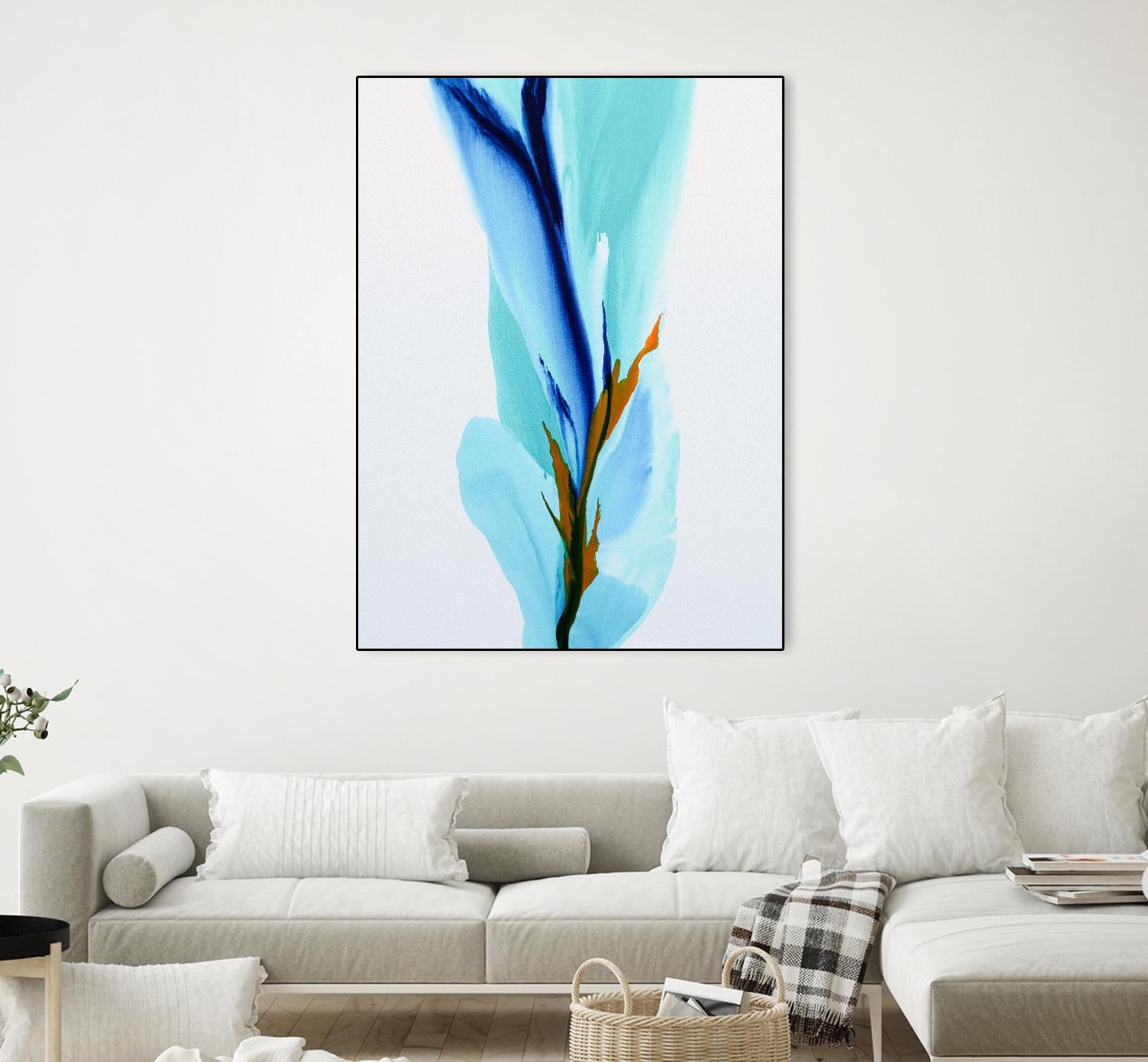 Springs Calling Card by Patricia Coulter on GIANT ART - blue abstract