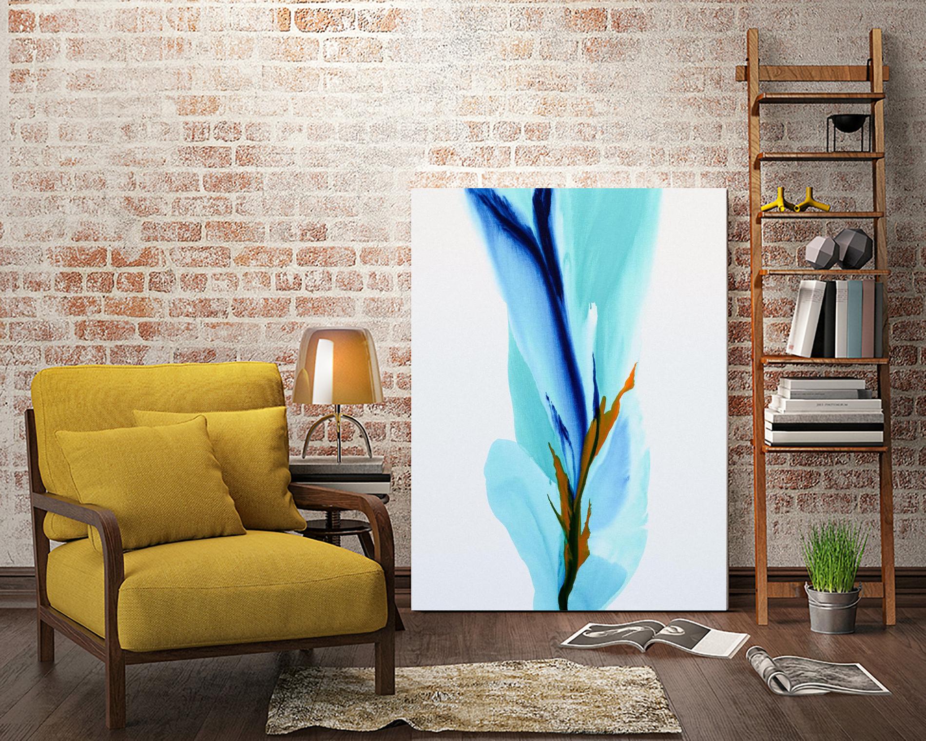 Springs Calling Card by Patricia Coulter on GIANT ART - blue abstract