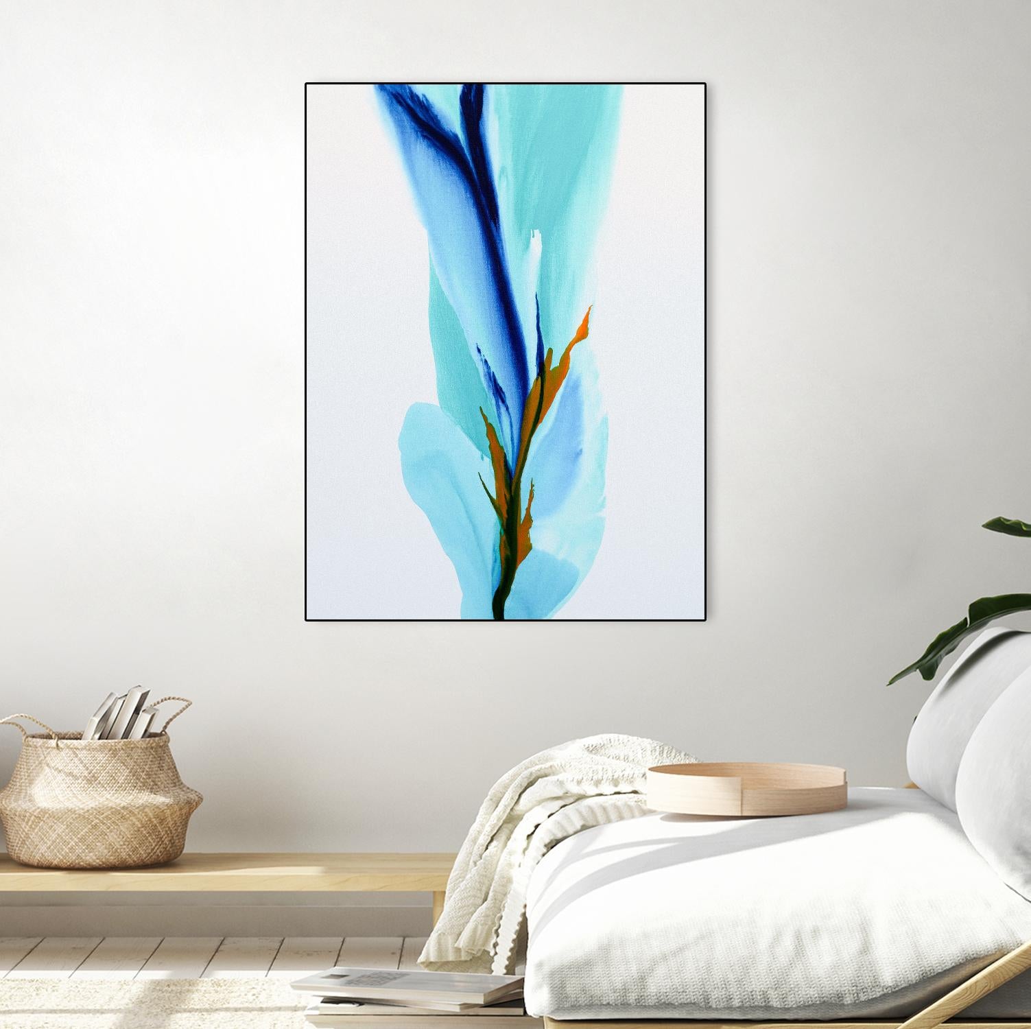 Springs Calling Card by Patricia Coulter on GIANT ART - blue abstract
