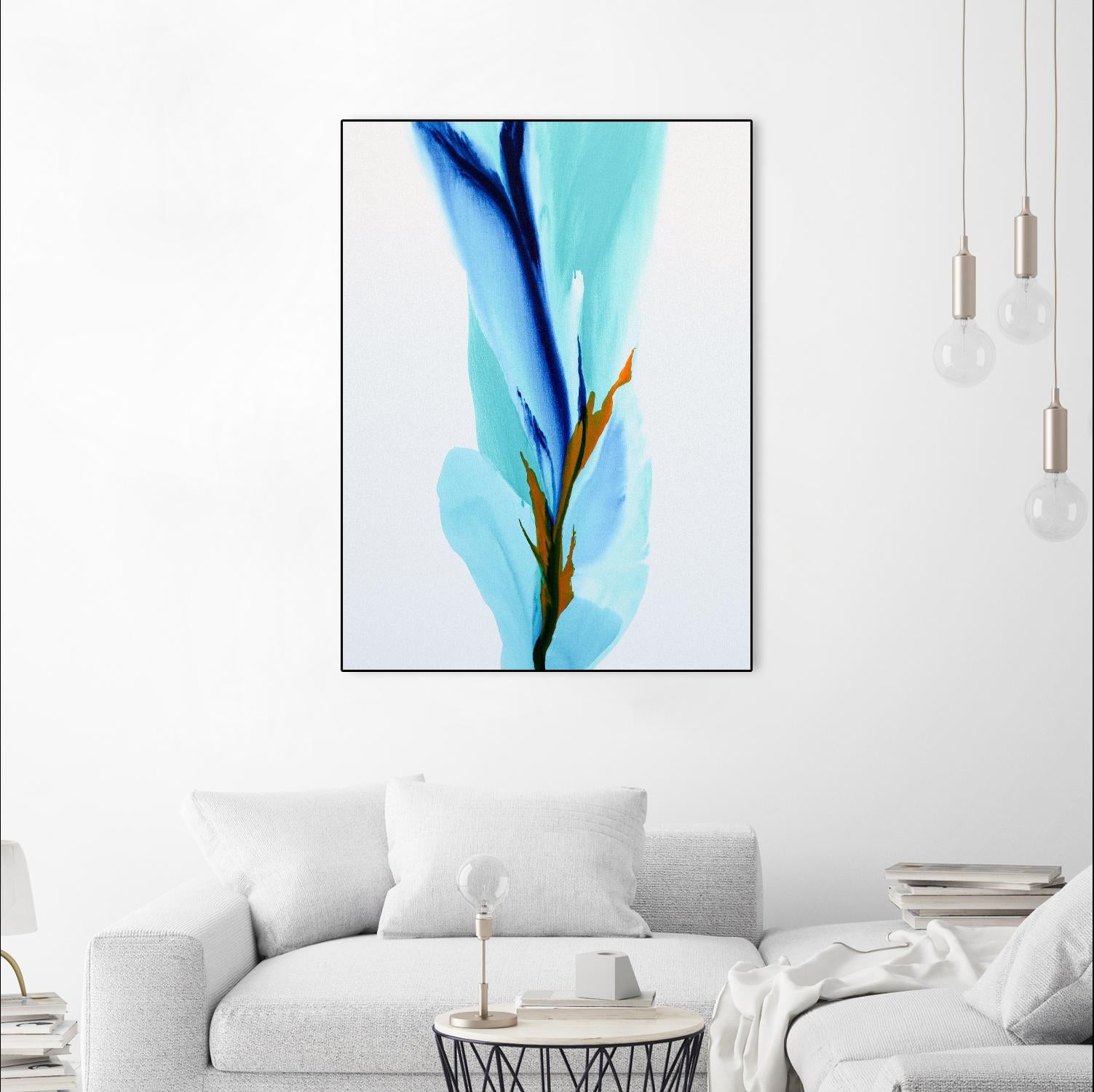 Springs Calling Card by Patricia Coulter on GIANT ART - blue abstract