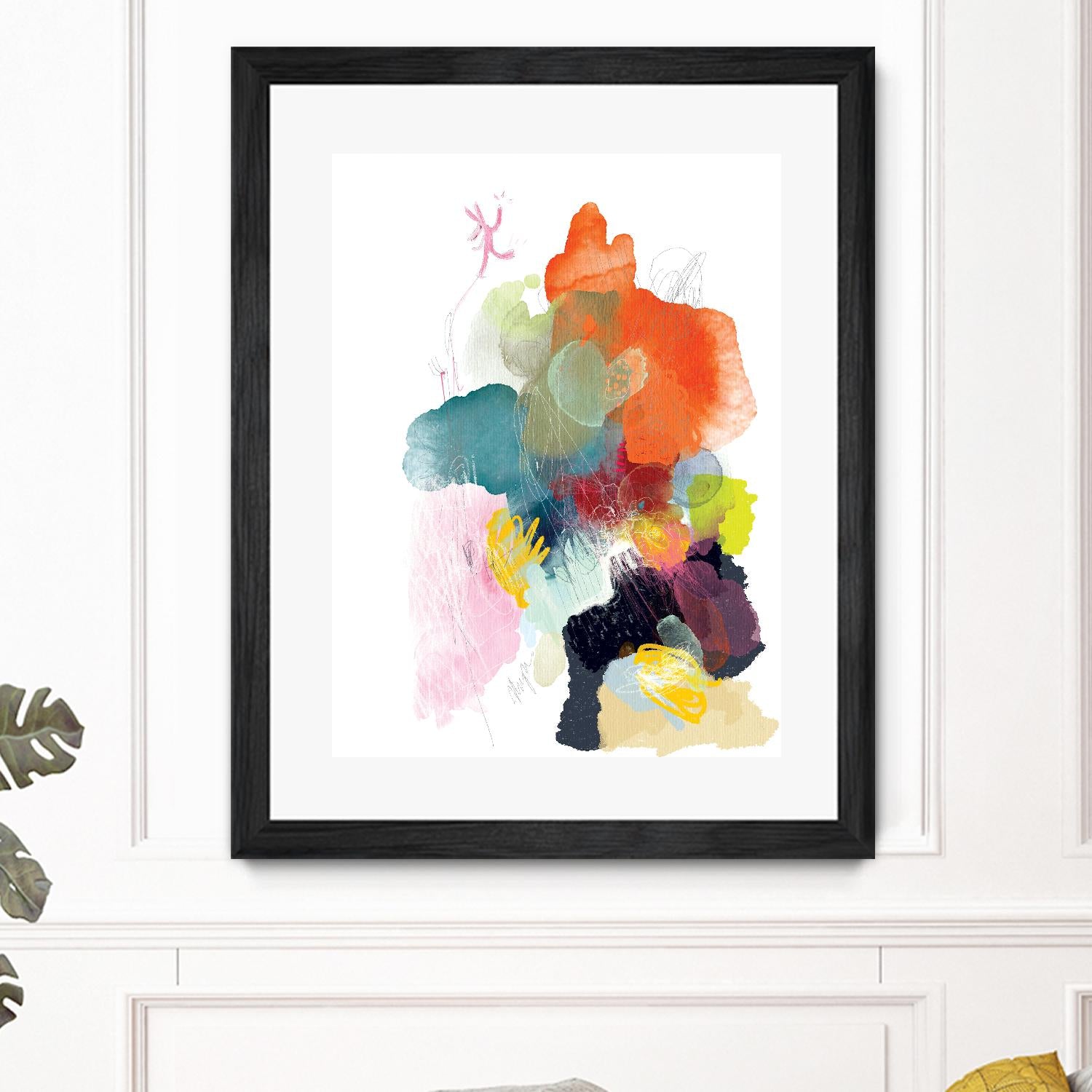 Ave del paraiso by A. Vega on GIANT ART - green floral