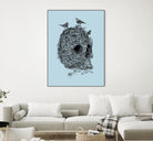 Skull Nest by Rachel Caldwell on GIANT ART - multicolor urban/pop surrealism; animals