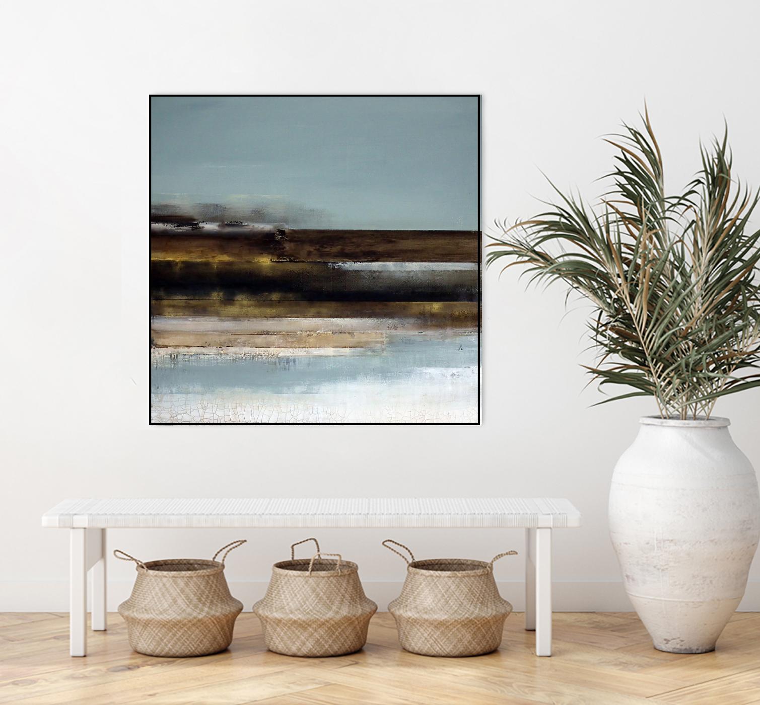 Distant Shore by Susan Cordes on GIANT ART - multi abstracts, contemporary