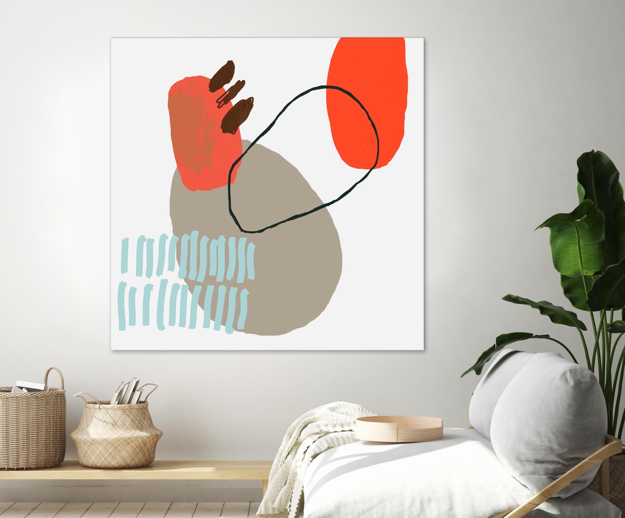 Marking The Days by Niya Christine on GIANT ART - multi abstracts, contemporary, floral/still life