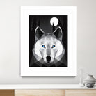 Tundra Wolf by Davies Babies on GIANT ART - multicolor animals; contemporary