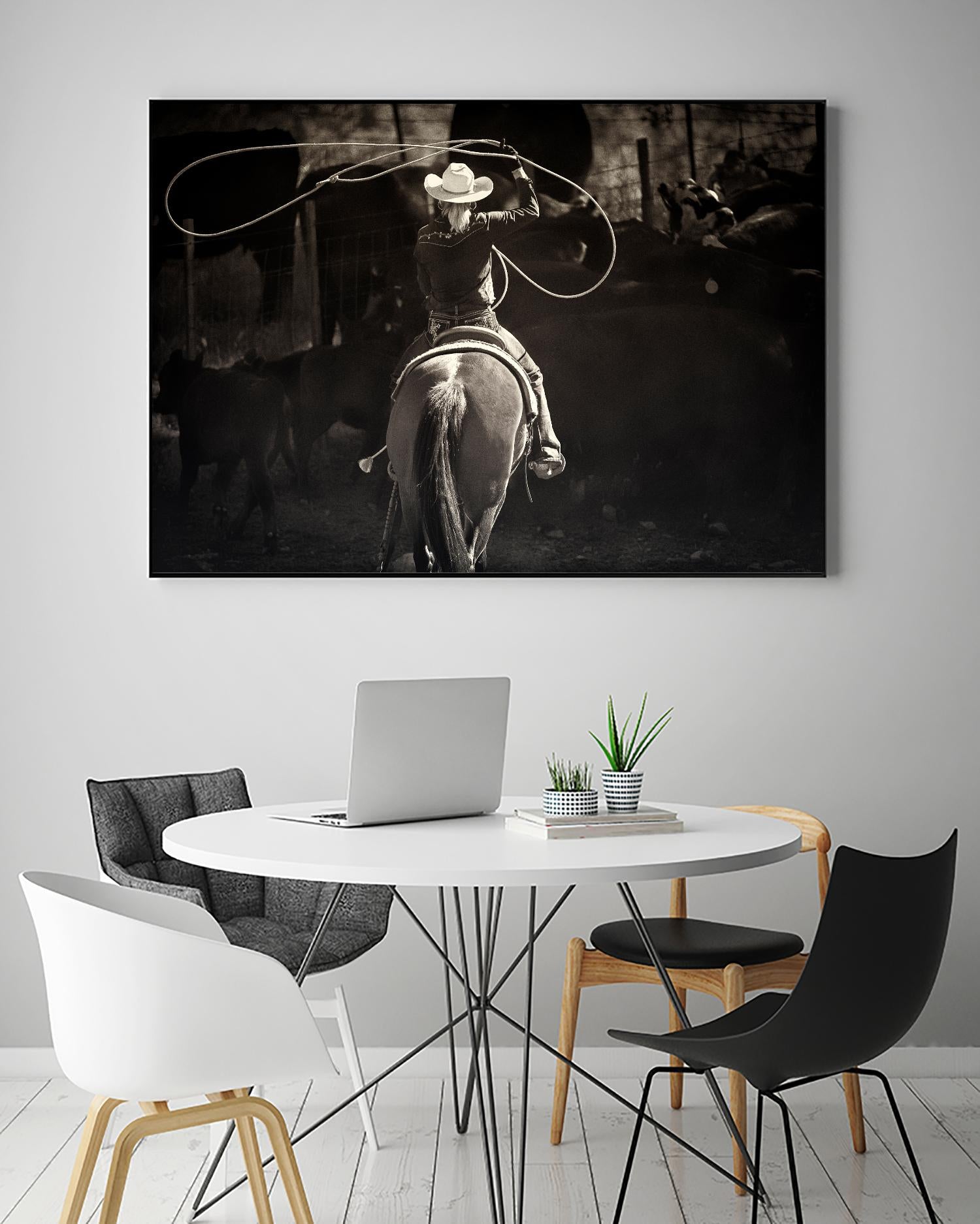 American Cowgirl by Lisa Dearing on GIANT ART - multicolor photography; animals; figurative