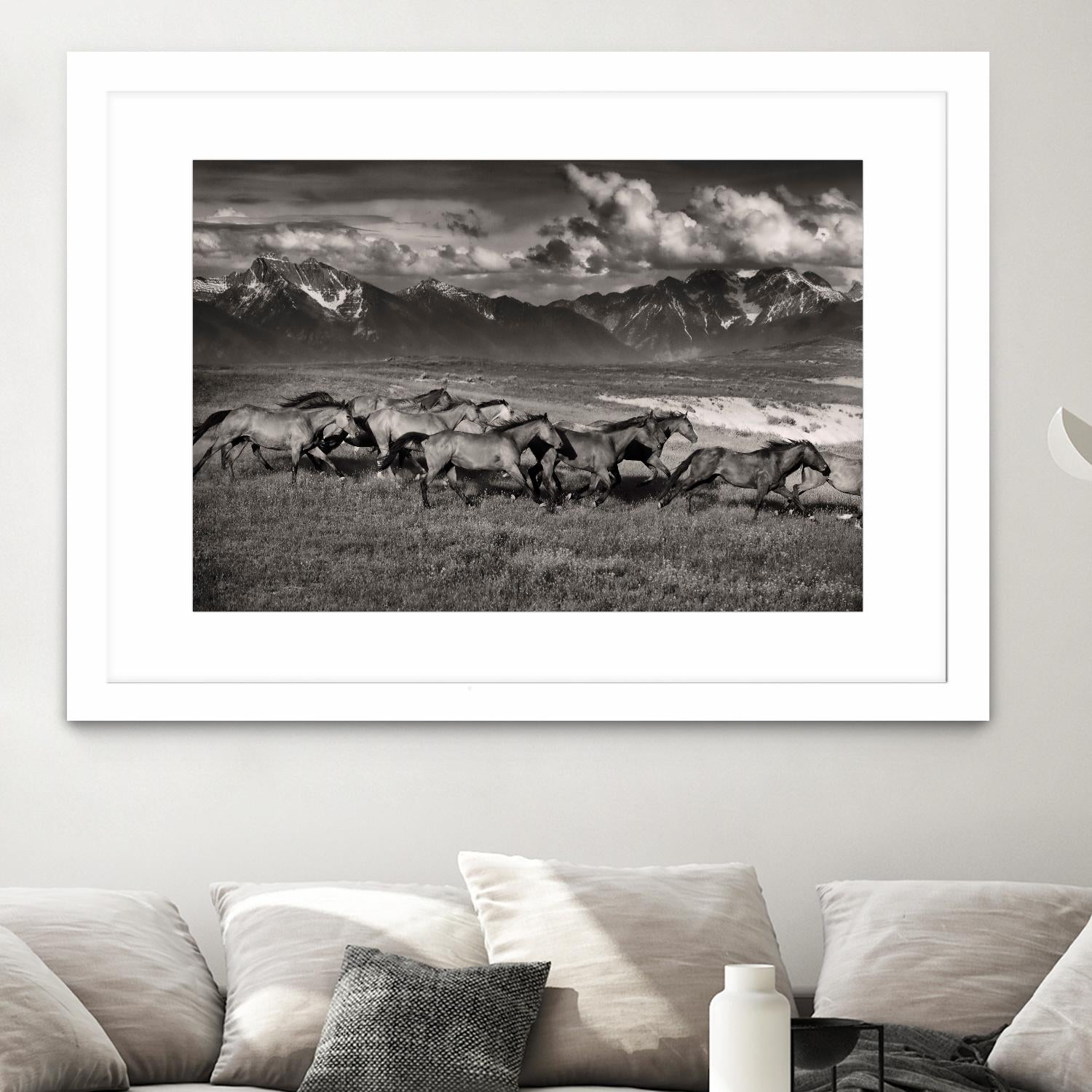 Mountain Range Mavericks by Lisa Dearing on GIANT ART - multicolor photography; animals