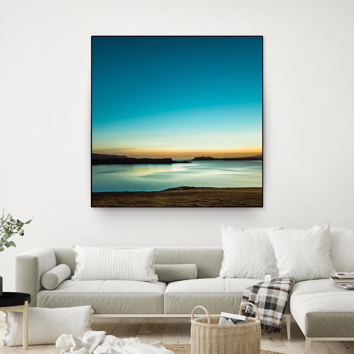 Serenity Loch Harport by Lynne Douglas on GIANT ART - multicolor photography; coastal; landscapes