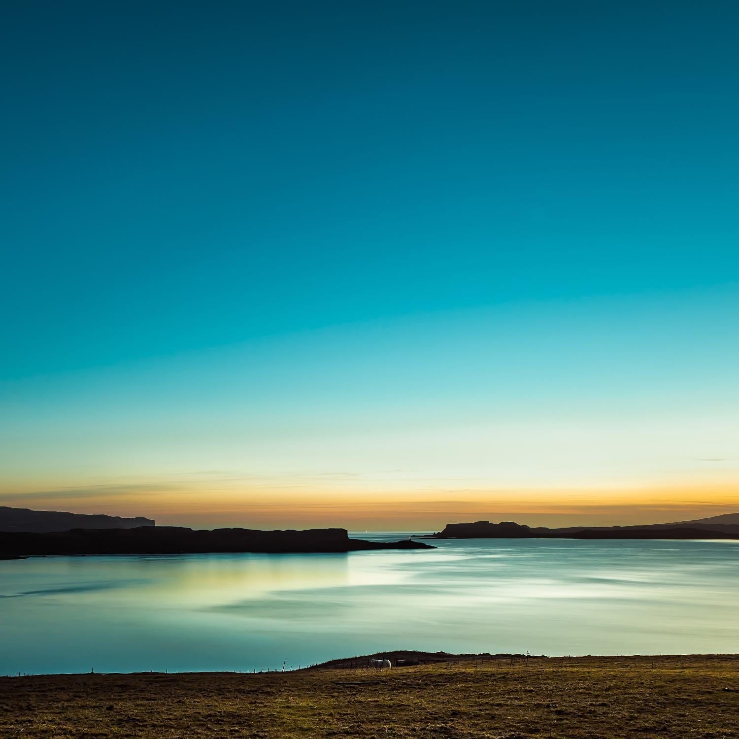 Serenity Loch Harport by Lynne Douglas on GIANT ART - multicolor photography; coastal; landscapes