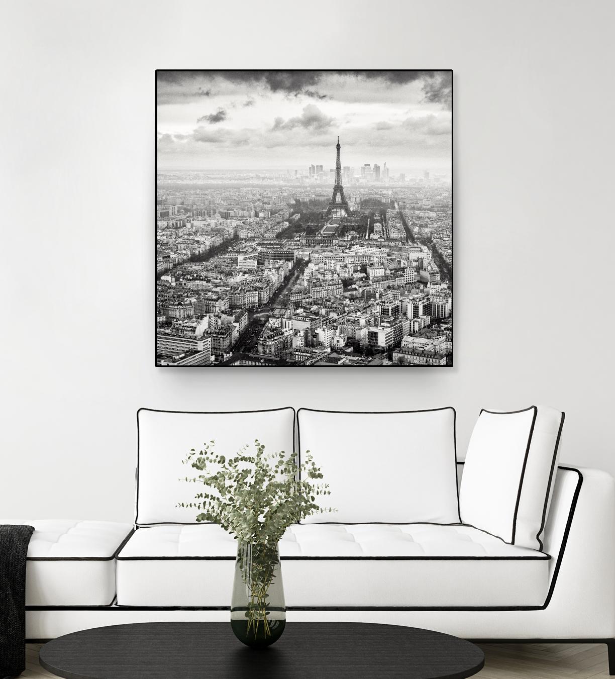 La Tour Eiffel et La Defense by Wilco Dragt on GIANT ART - multicolor photography; landscapes; people/places