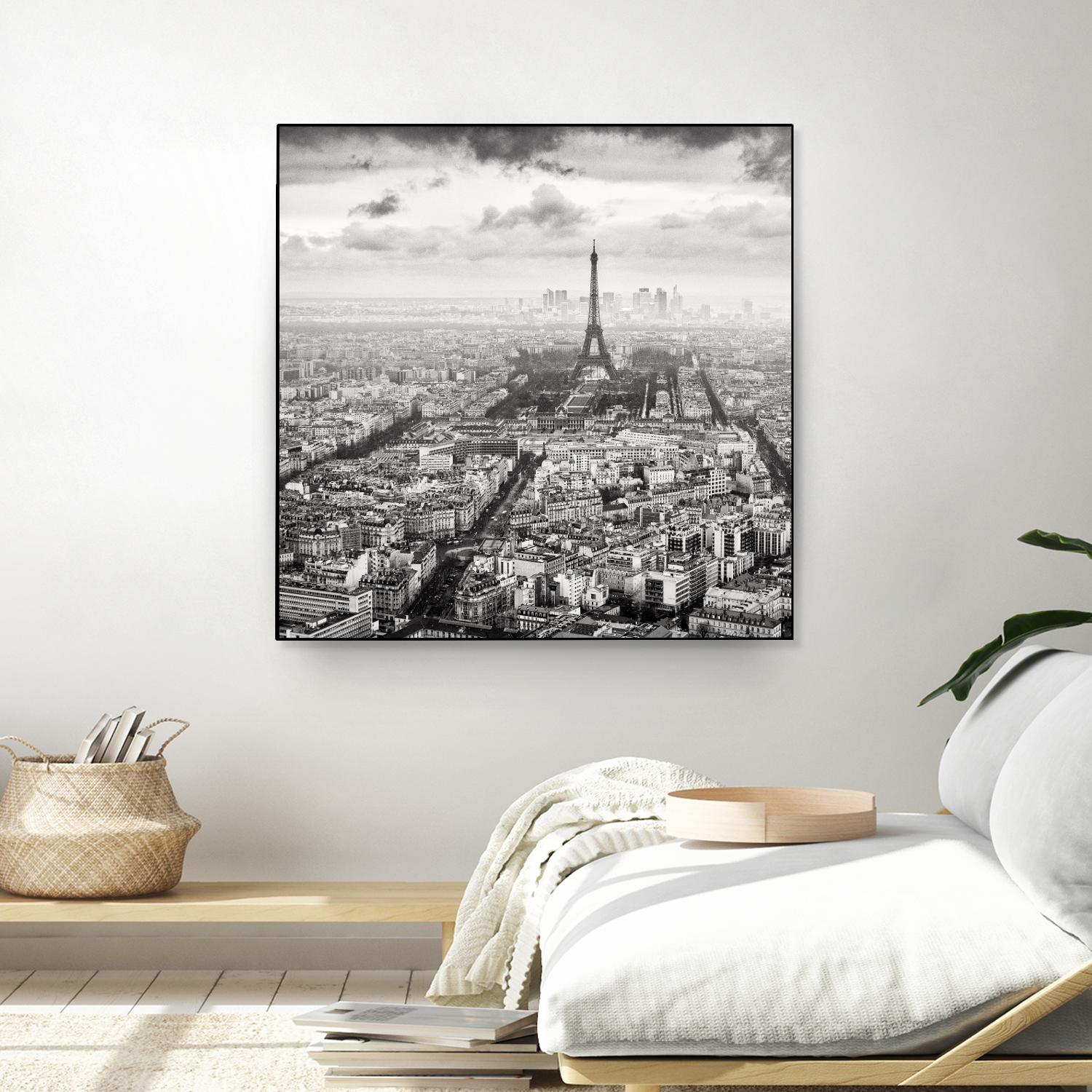La Tour Eiffel et La Defense by Wilco Dragt on GIANT ART - multicolor photography; landscapes; people/places