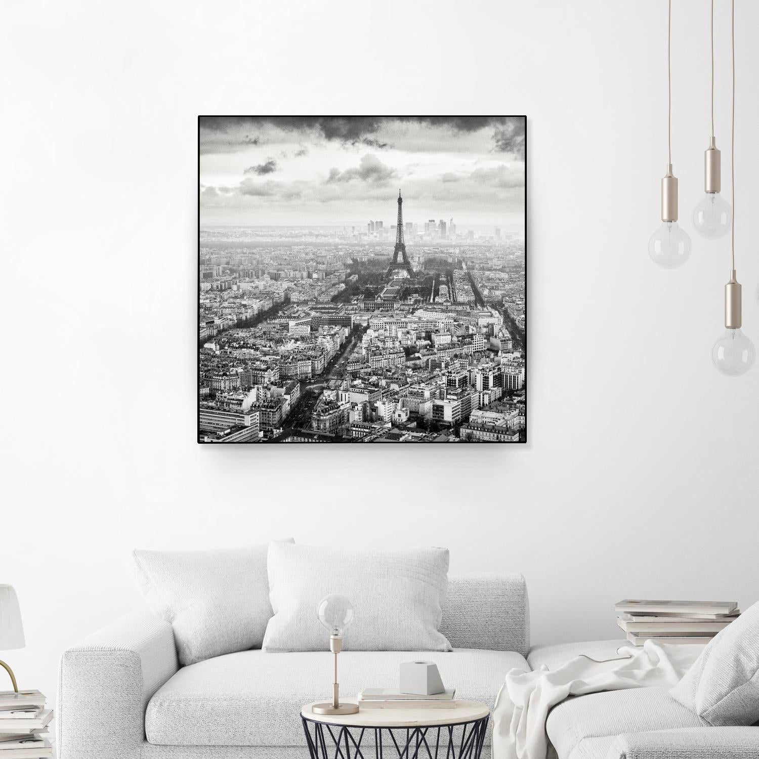 La Tour Eiffel et La Defense by Wilco Dragt on GIANT ART - multicolor photography; landscapes; people/places