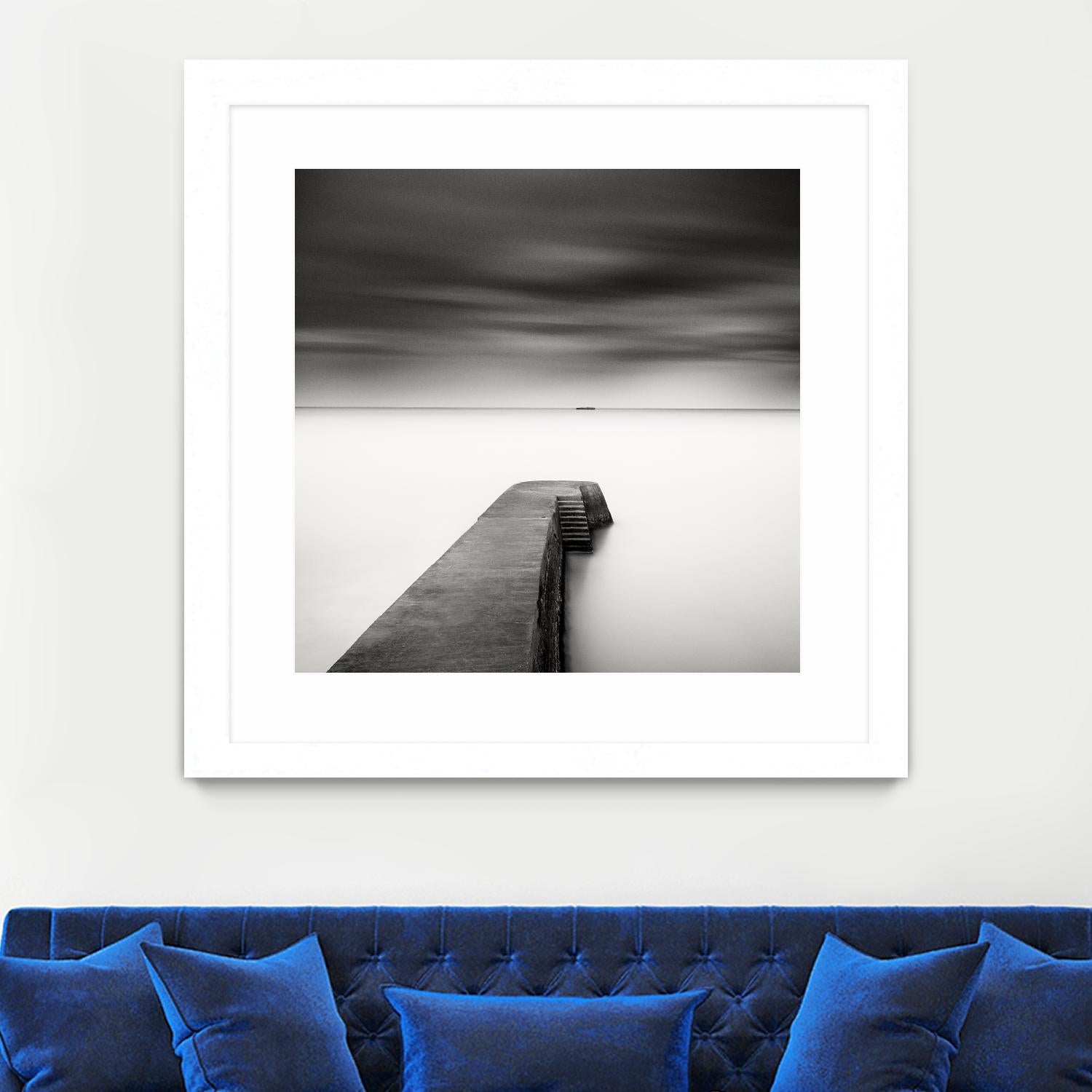 The Jetty-Study #1 by Wilco Dragt on GIANT ART - multicolor photography; coastal; landscapes