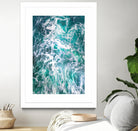 Teal Embrace by Lynne Douglas on GIANT ART - blue coastal, landscapes, photography, ocean, waves