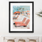 The Lounge by Kym De Los Reyes on GIANT ART - multi coastal, contemporary, landscapes, beaches, palm trees, tropical