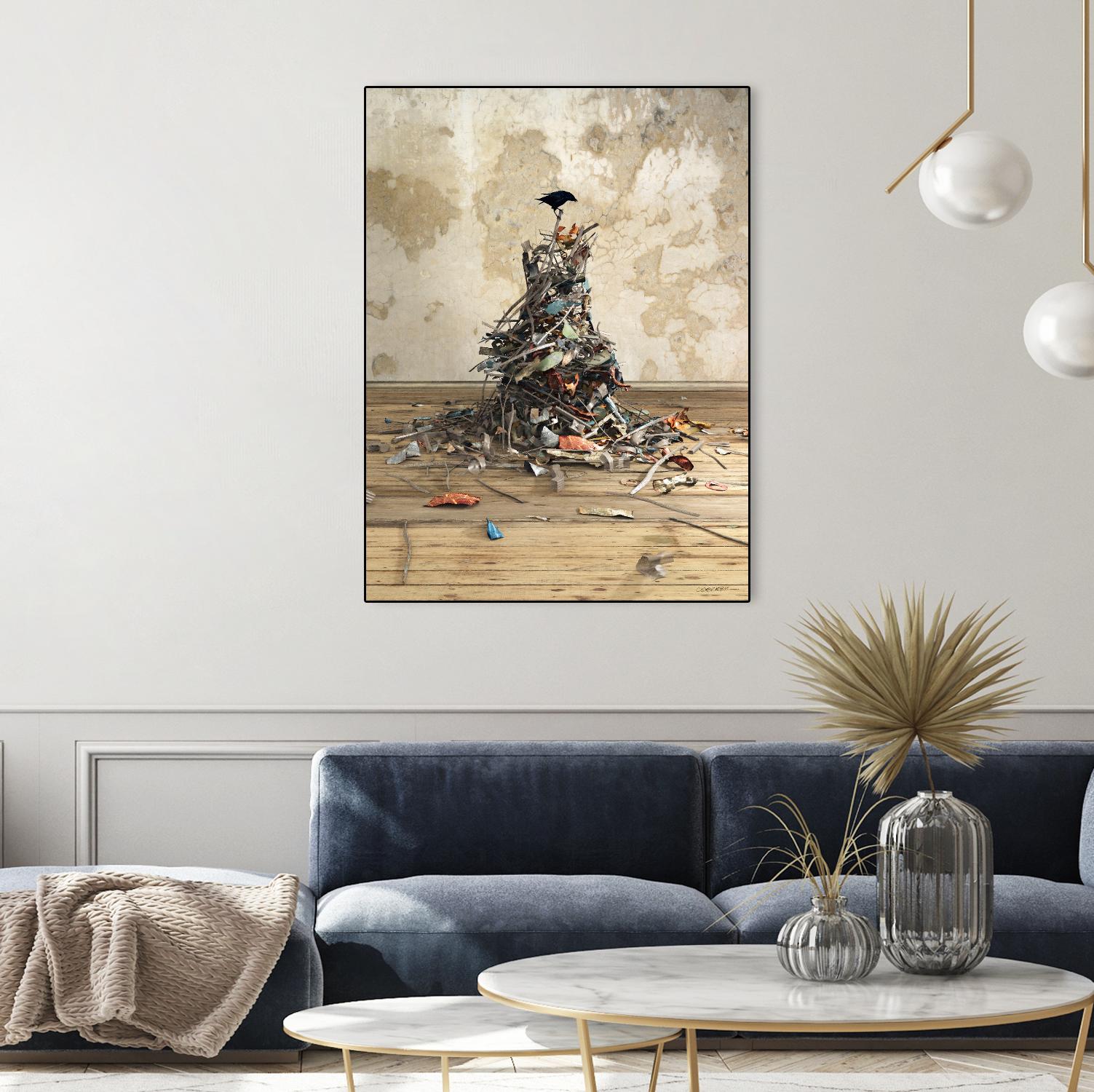 New Worth by Cynthia Decker on GIANT ART - multi contemporary, animals, urban/pop surrealism, birds